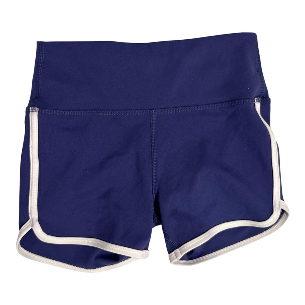DSG Girls Bound Momentum Shortie High-Rise Athletic Shorts Indigo Blue M 10-12